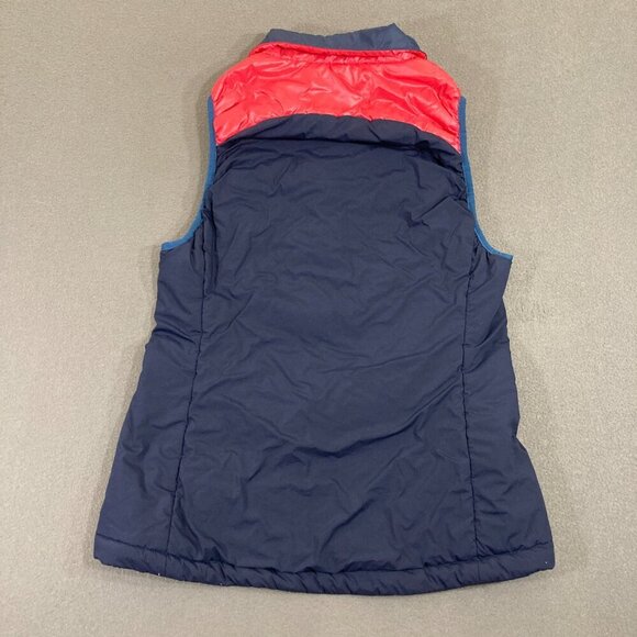 Big Agnes Lone Pine Vest Womens Medium Pink Blue Primaloft Insulated Lightweight - Picture 2 of 6